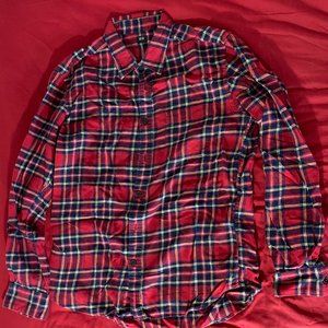 Uniqlo Flannel Checked Long-Sleeve Shirt